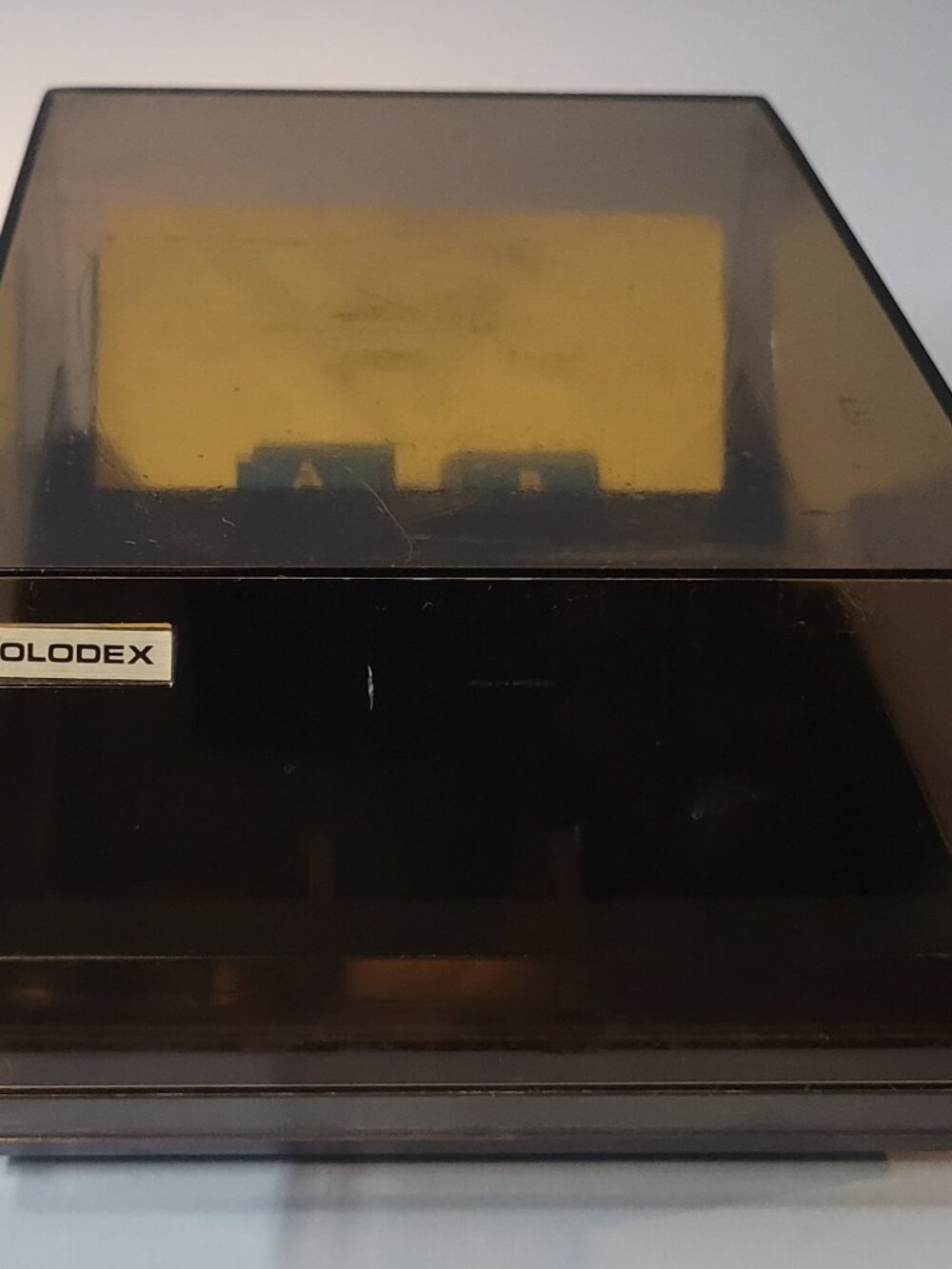 Rolodex VIP35C Covered 3"x5" Card File ABC Index Tabs & One 3"x5" Card